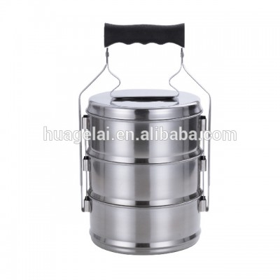 3 Layer Stainless Steel Bento Hot selling Portable Lunch Box for Food Container