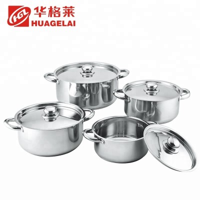 stainless steel cookware soup pot set kitchenware from China