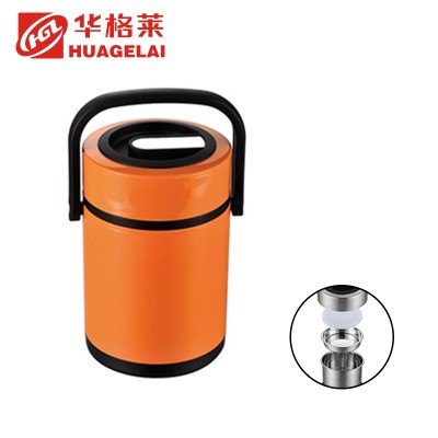 stainless steel liner insulated reusable bento keep warm lunch box for sale