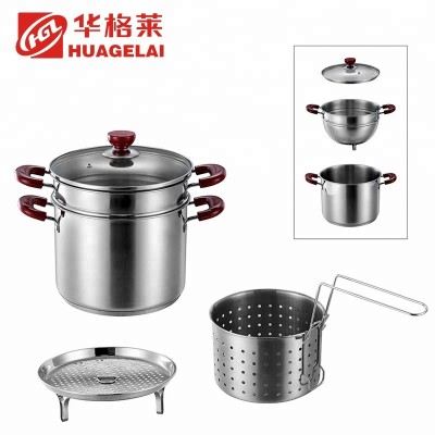 kitchen cooking food steaming soup pot steamer for sale