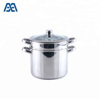 Food Grade Stainless Steel Double Layer Steamer Cooking Pot